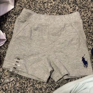 Grey Baby Polo Shorts
